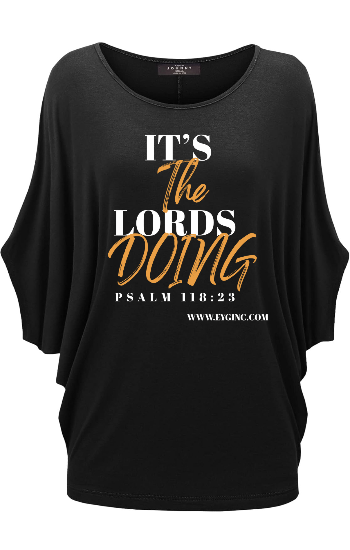 It's The Lord's Doing Draped Tee