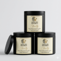 Embrace Your Greatness® Clarity Prayer Candle Black 4 oz