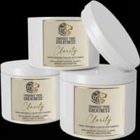 Embrace Your Greatness® Clarity Prayer Candle White 4 oz